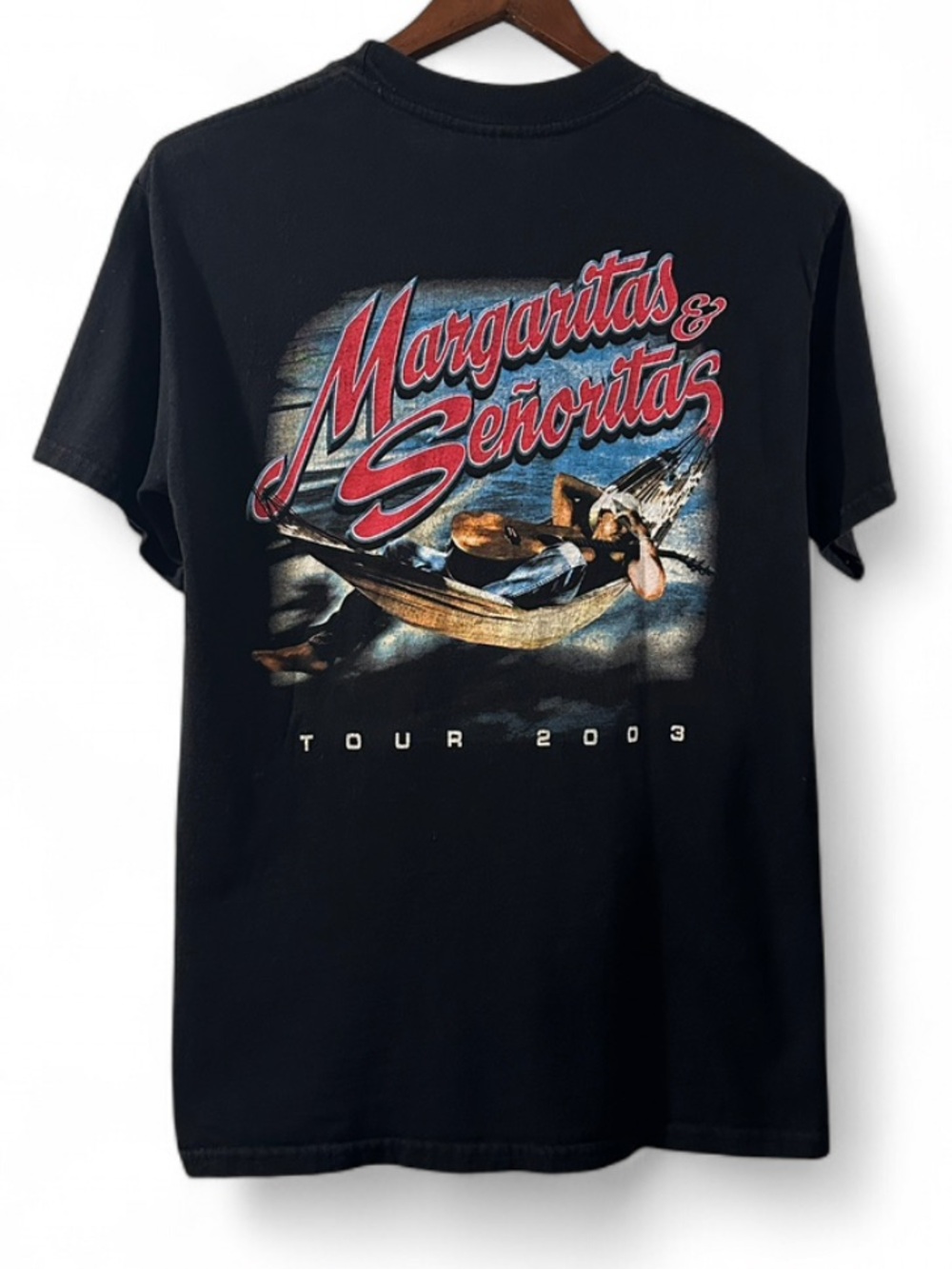 Vintage Kenny Chesney Margaritas & Señoritas Tour Graphic T-shirt Size Medium - Picture 3 of 7